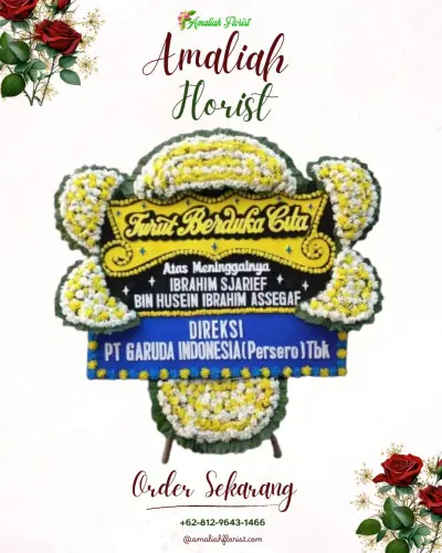 Papan Bunga Duka di Belawan Bahagia